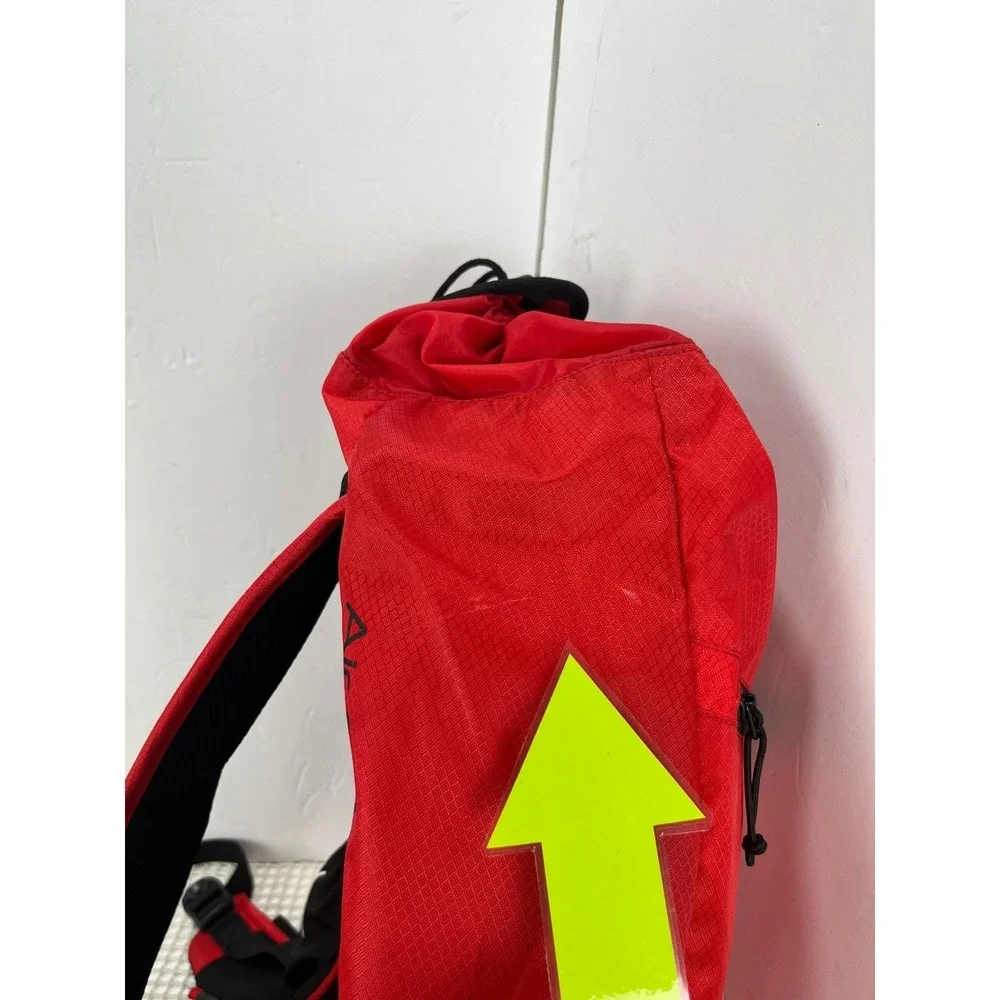 Klymit‎ Stash 18 Backpack Red Air Frame Equipped Inflatable Support Daypack